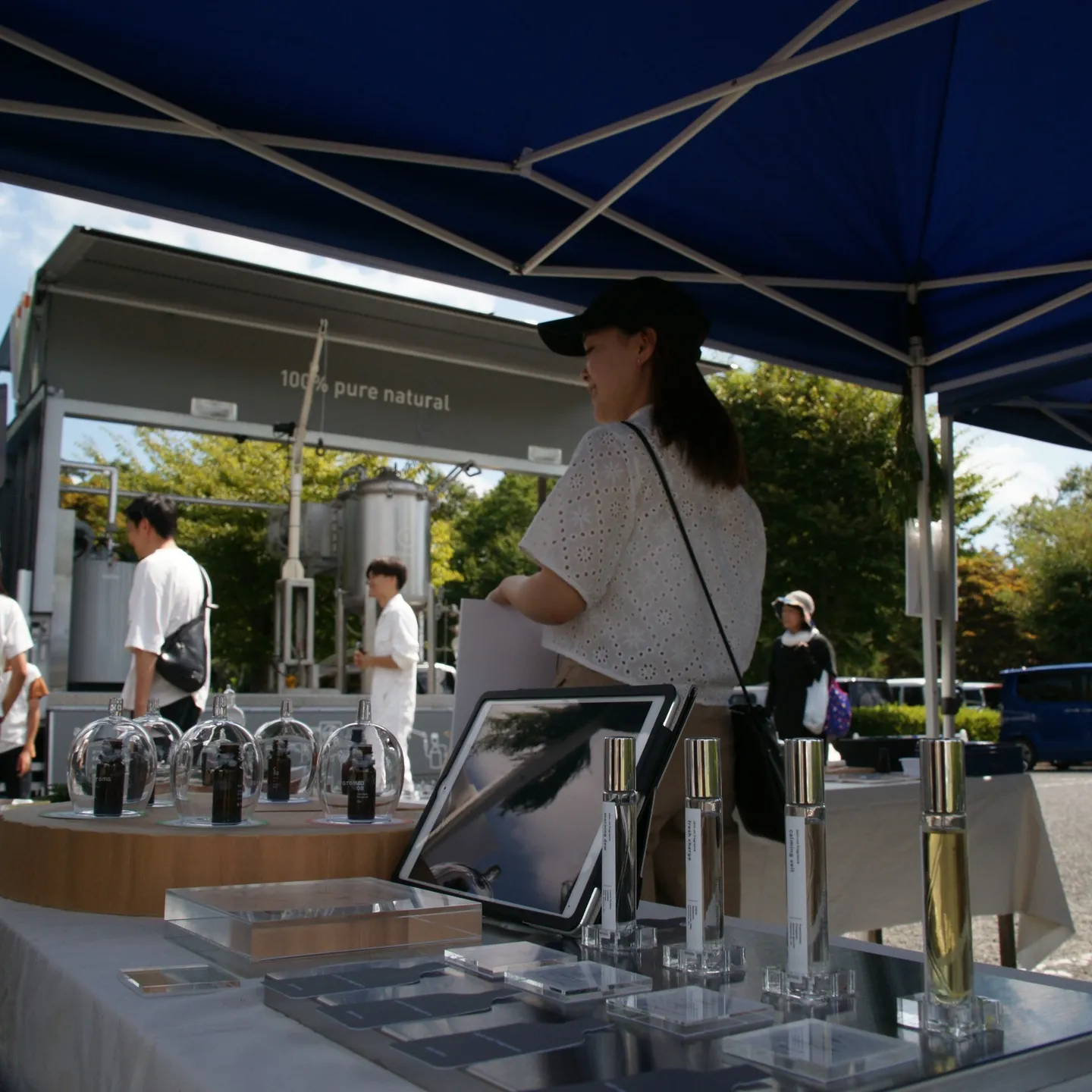 本日は、大子広域公園で丘の上マルシェに行ってみました。