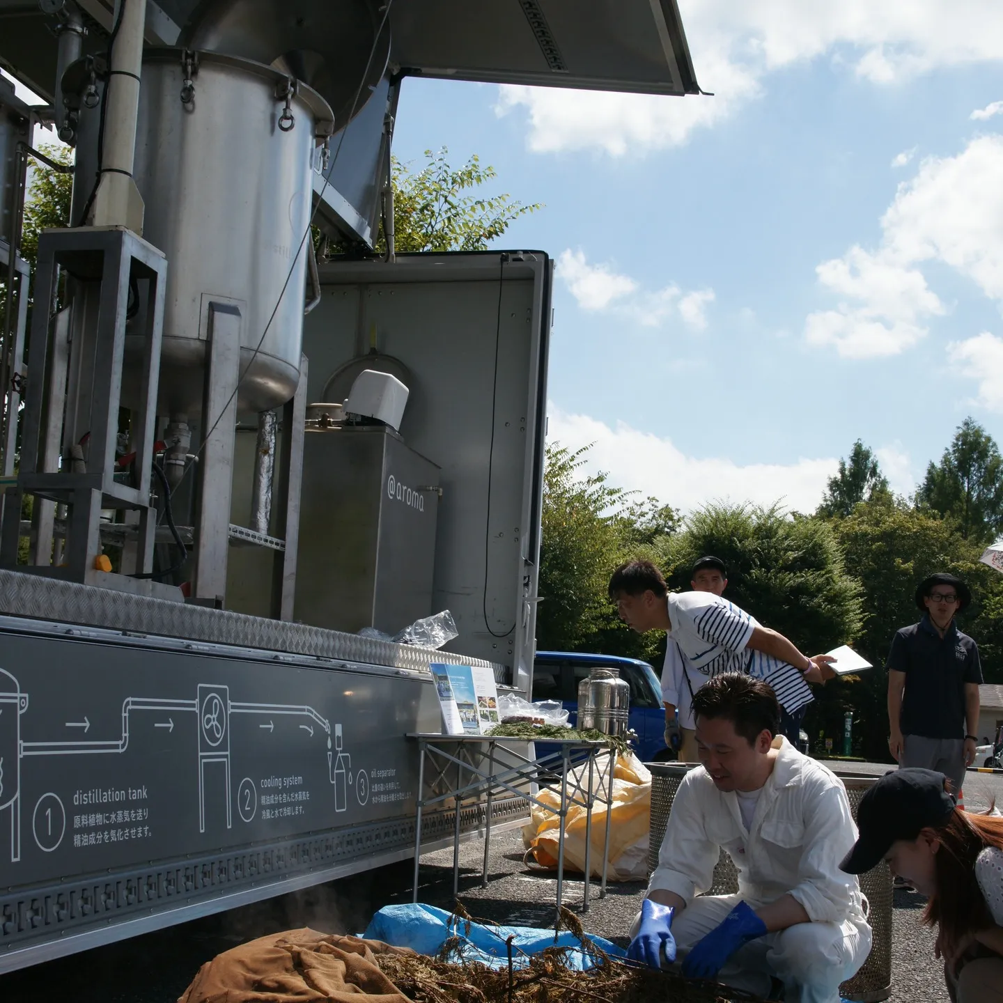 本日は、大子広域公園で丘の上マルシェに行ってみました。