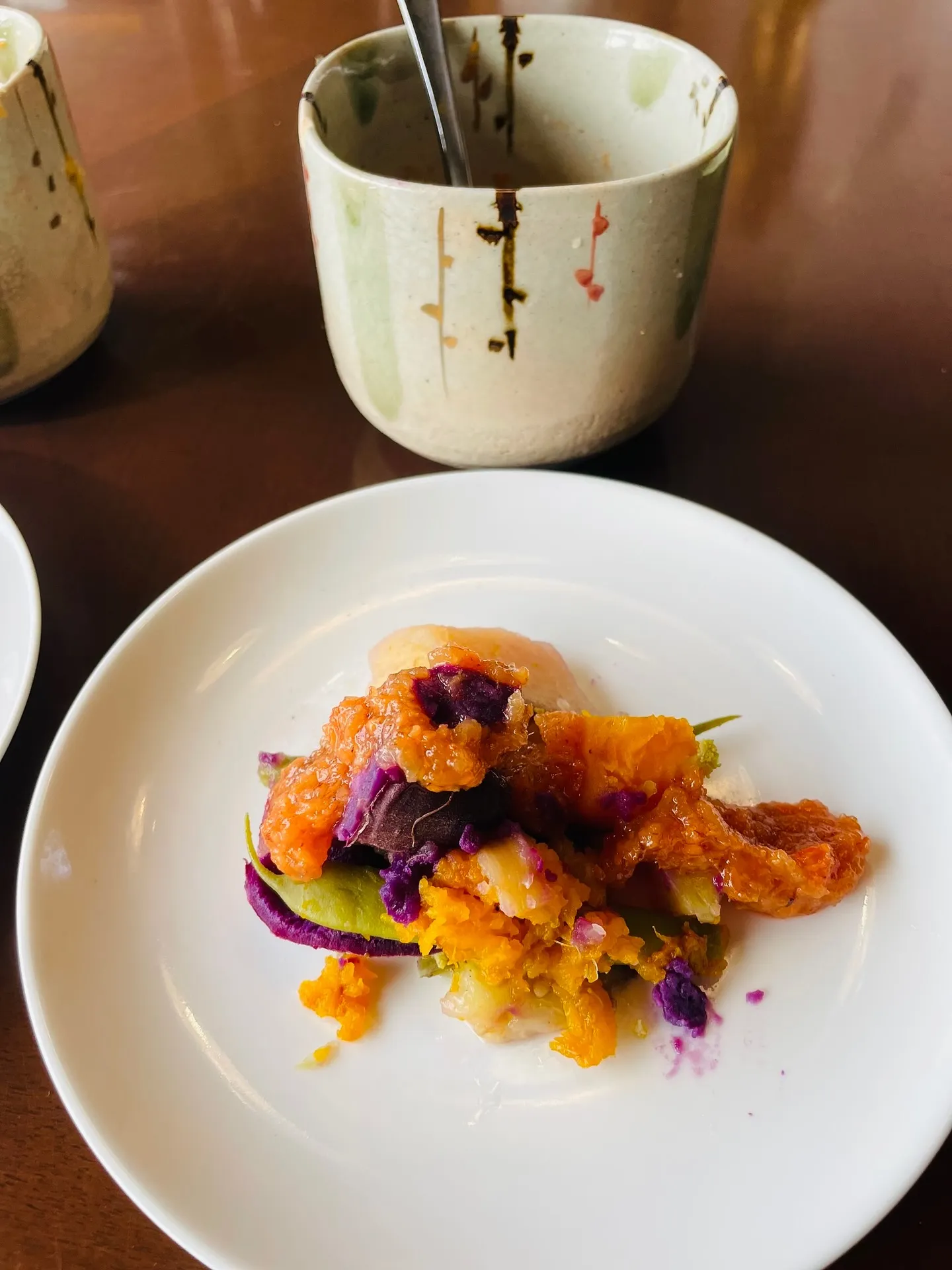 秋の温野菜　100円商店街