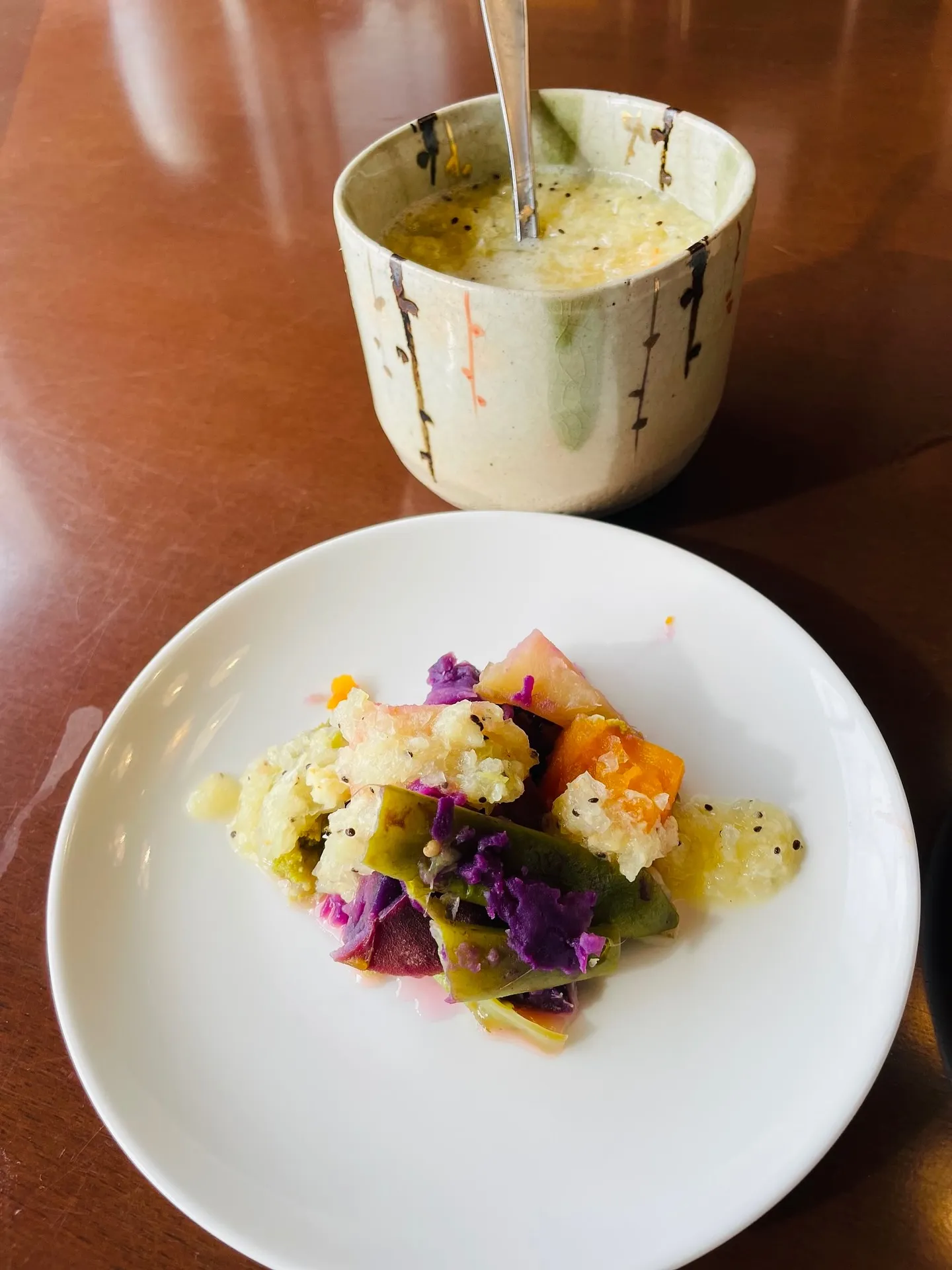 秋の温野菜　100円商店街