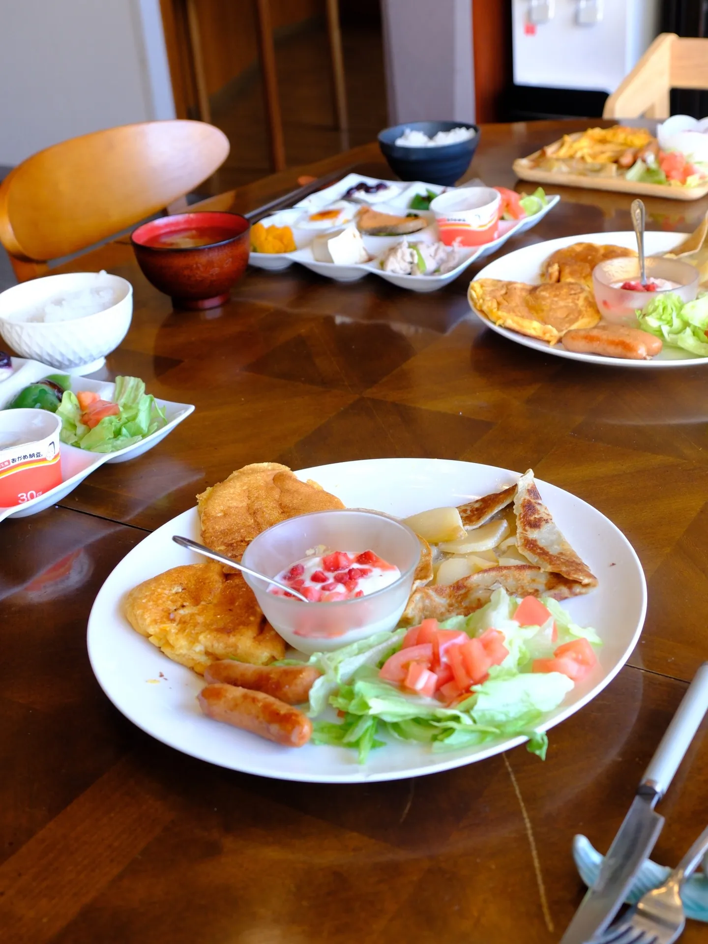 和食と洋食選べるモーニング