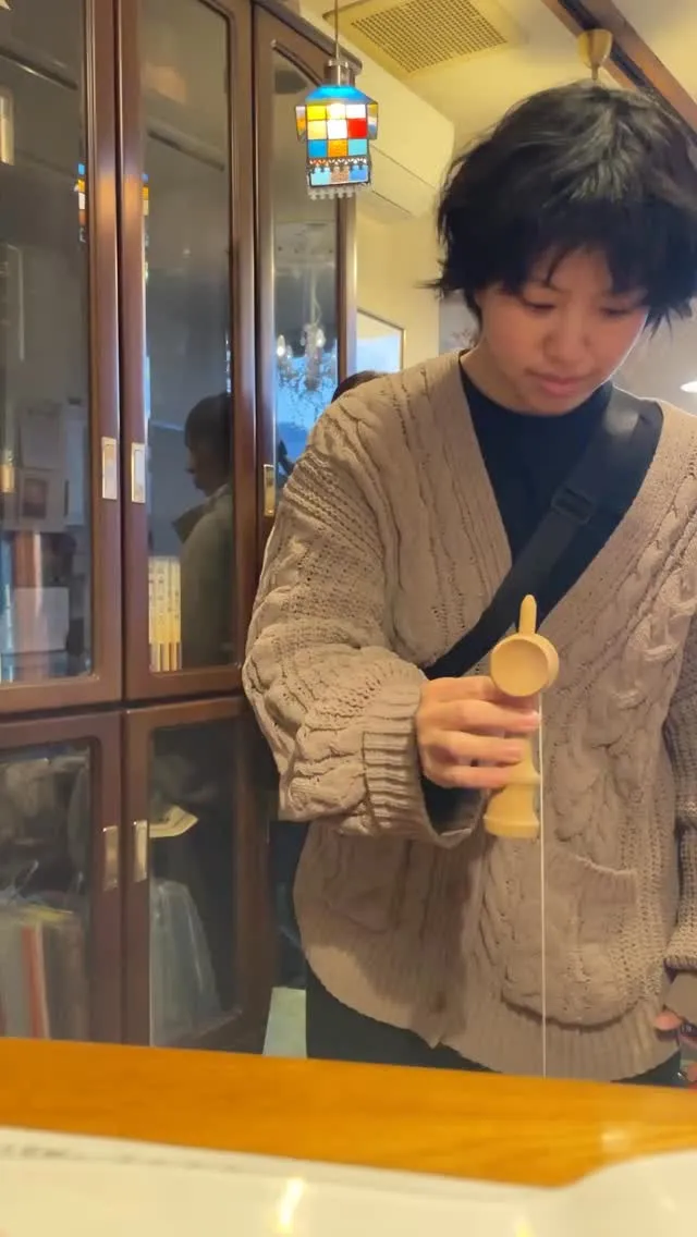 いつからか試験的に初めた、けん玉チャレンジという遊び